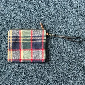 Plaid Zippered Pouch